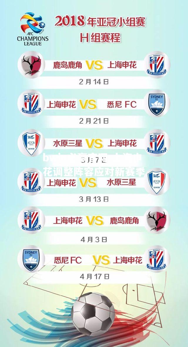 上海申花调整阵容应对新赛季